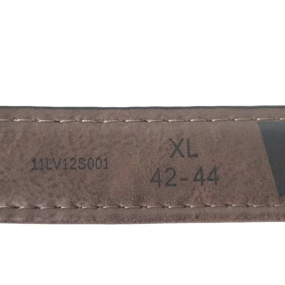 Levi's Belt XL 42-44 Men's Brown Synthetic Leather Stitching